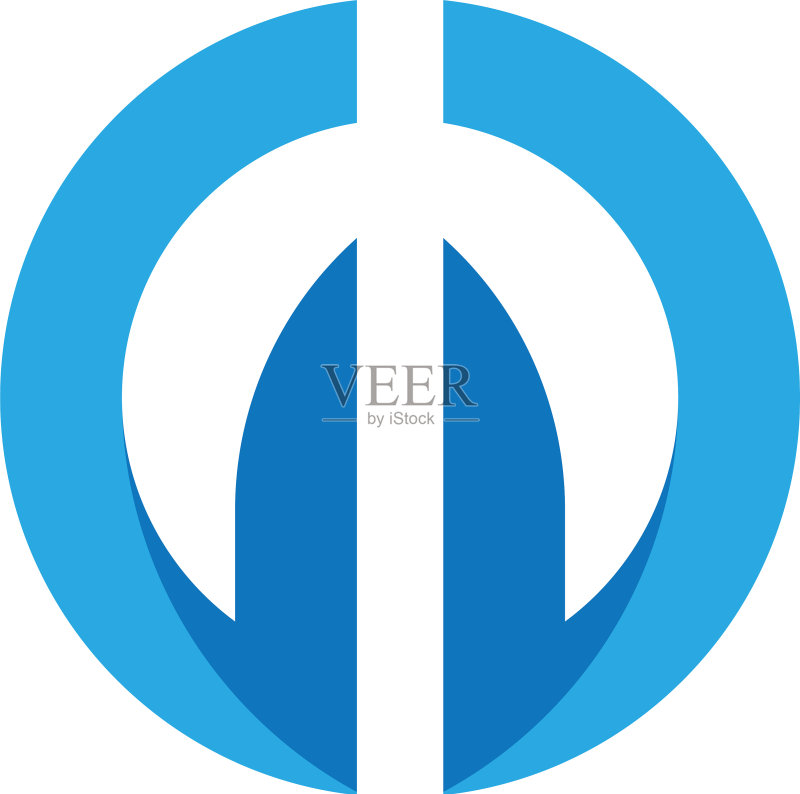 D字母logo设计图标素材