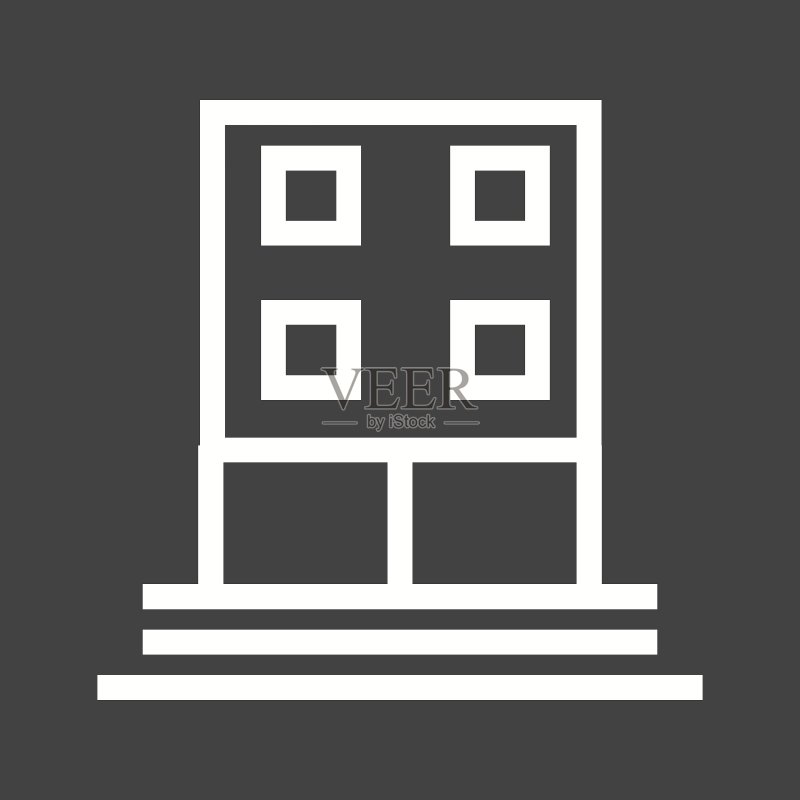 办公大楼图标素材