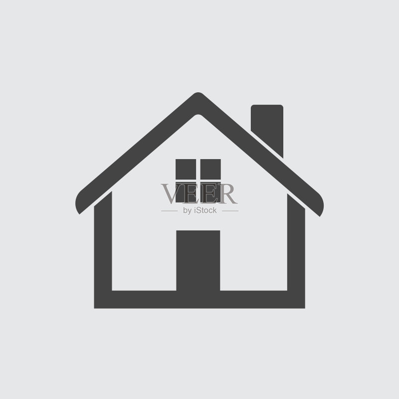扁平风格房屋图标图标素材