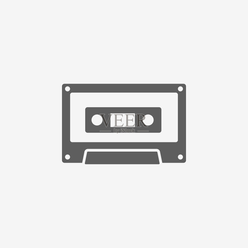 音频卡带图标图标素材