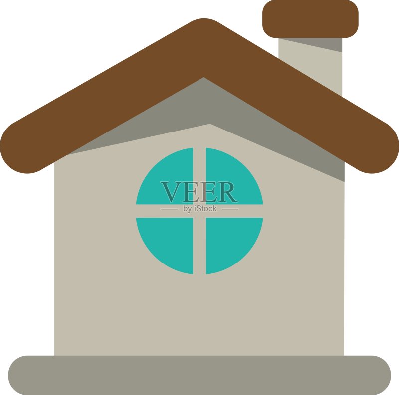 房屋建筑设计图标素材