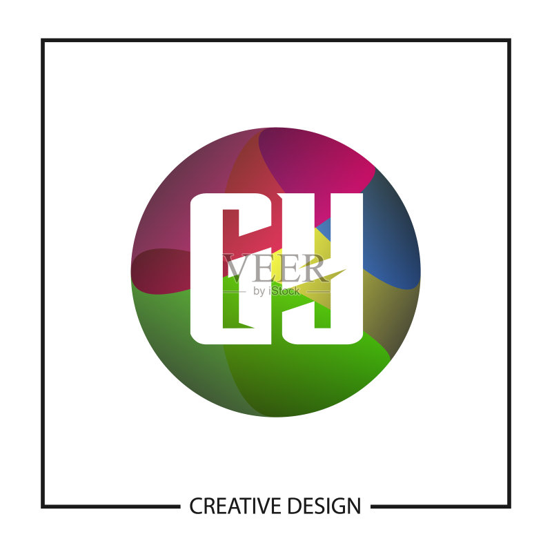 GY字母logo设计模板图标素材