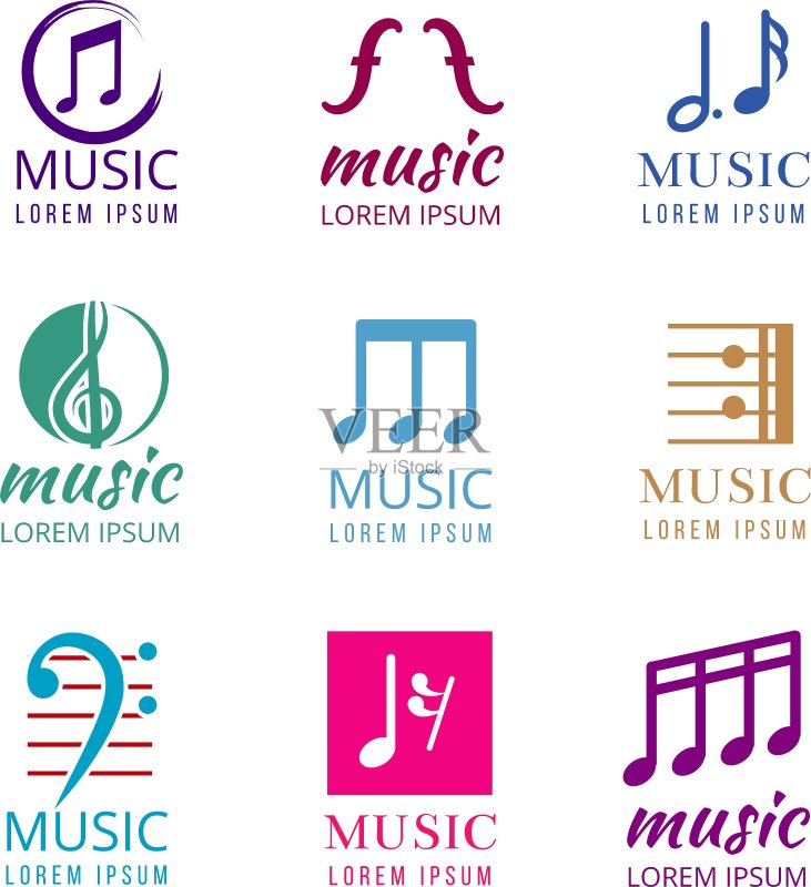 音乐Logo合集图标素材