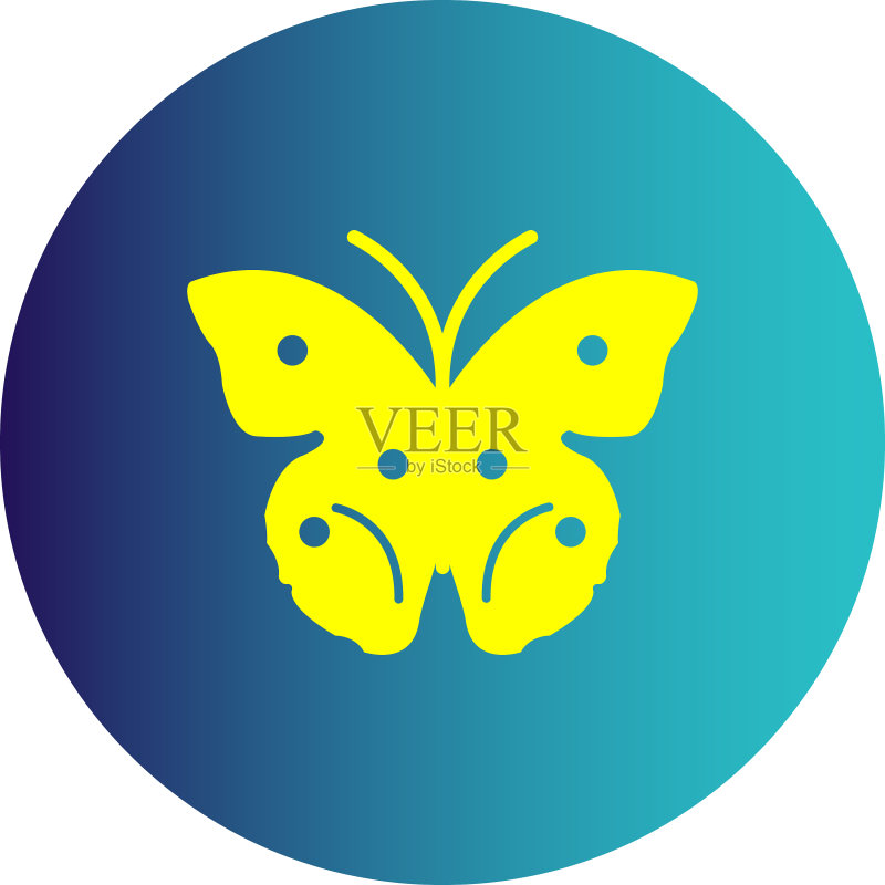 蝴蝶图标图标素材