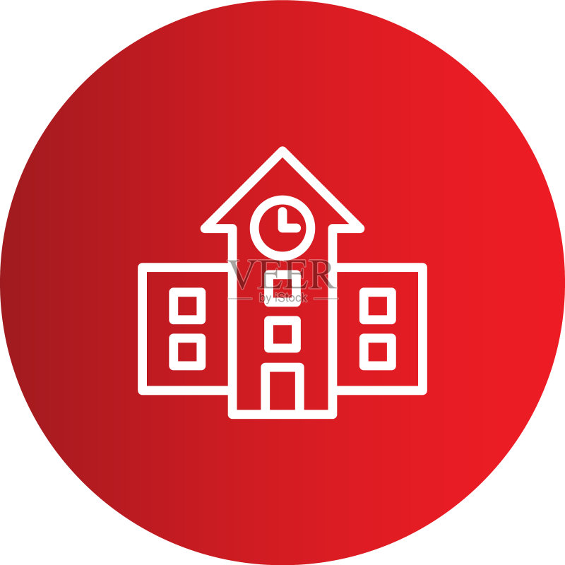 学校的图标图标素材