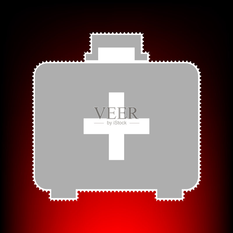 医疗急救箱图标素材
