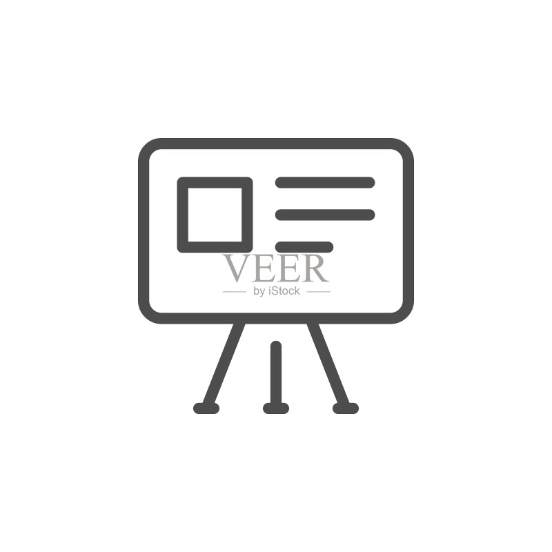 演示线性图标图标素材