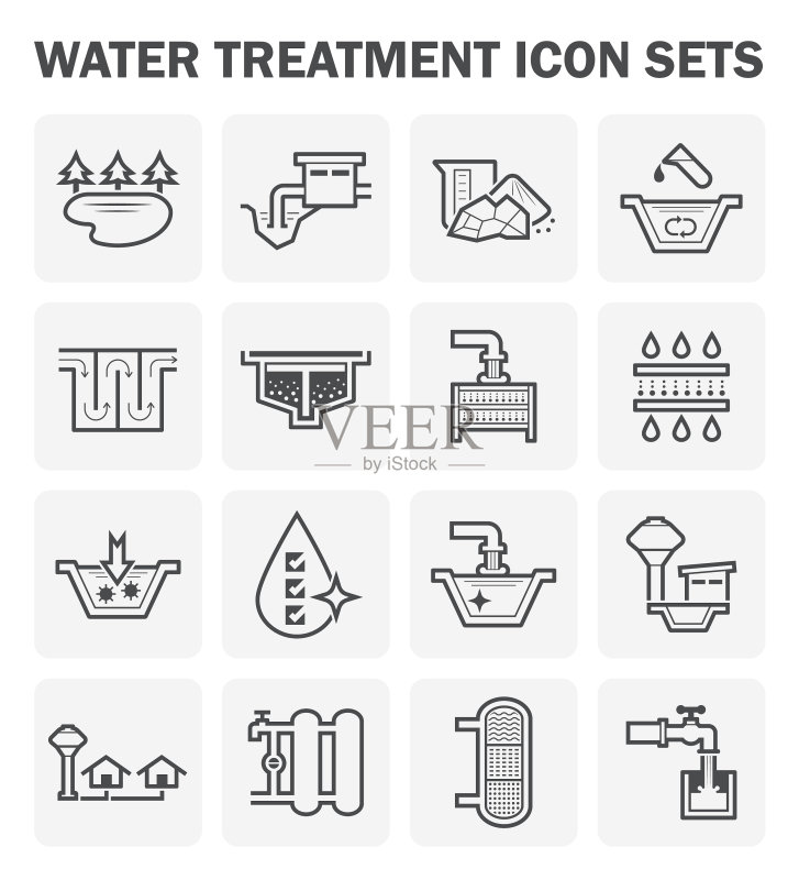 水处理图标图标素材