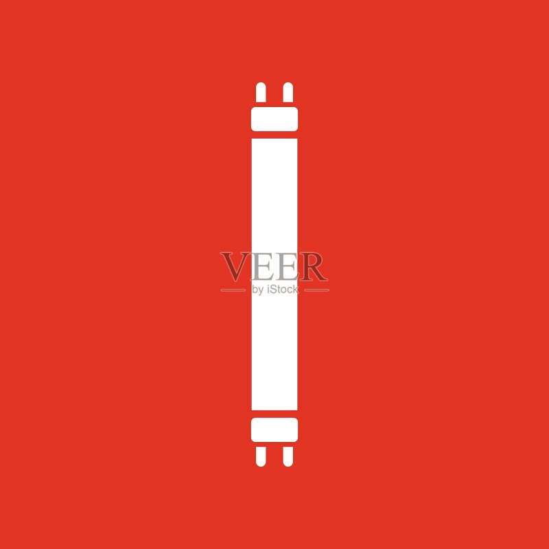 荧光灯泡图标图标素材