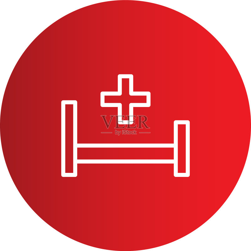 医院病床图标图标素材