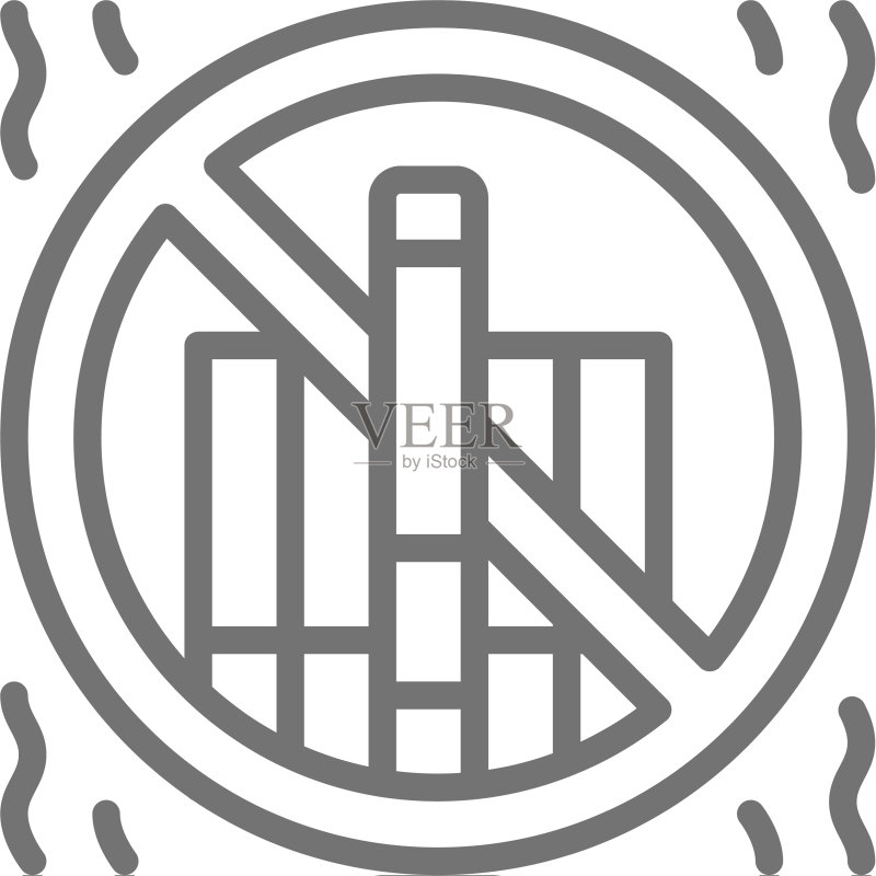 禁止吸烟标志图标素材