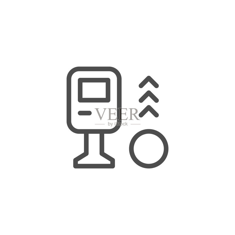 停车线图标图标素材