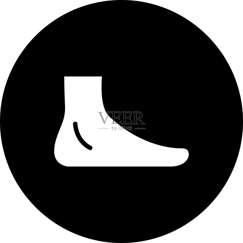 足部图标图标素材
