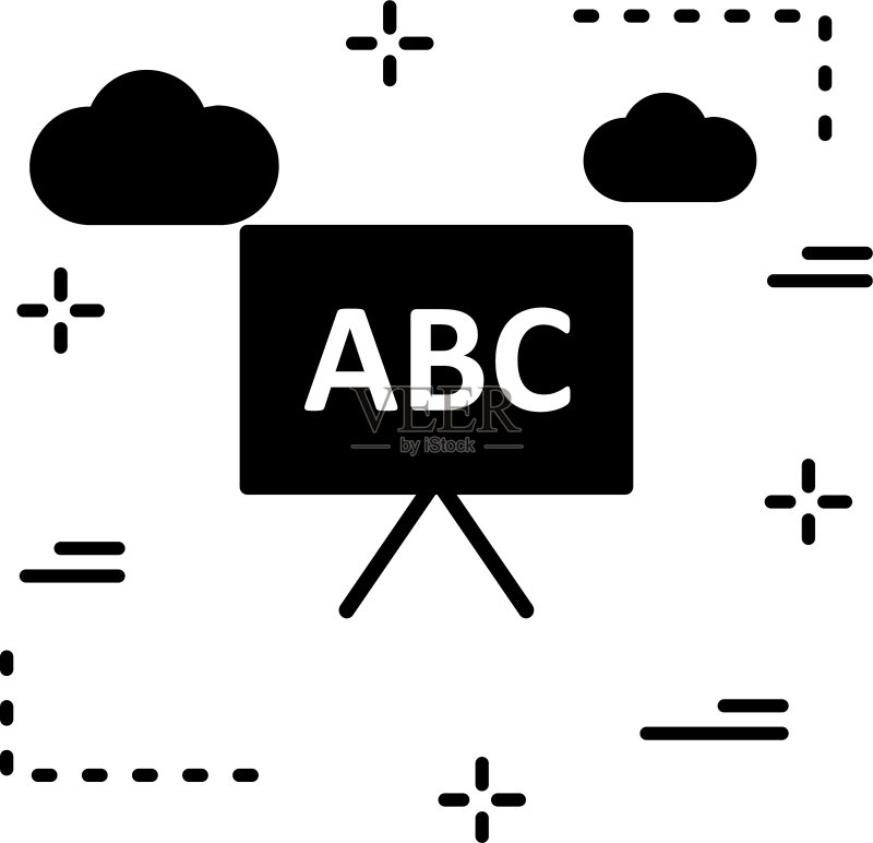 黑板图标图标素材