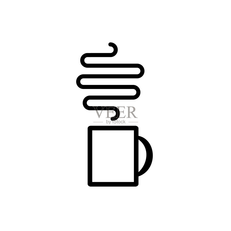 热咖啡杯图标图标素材