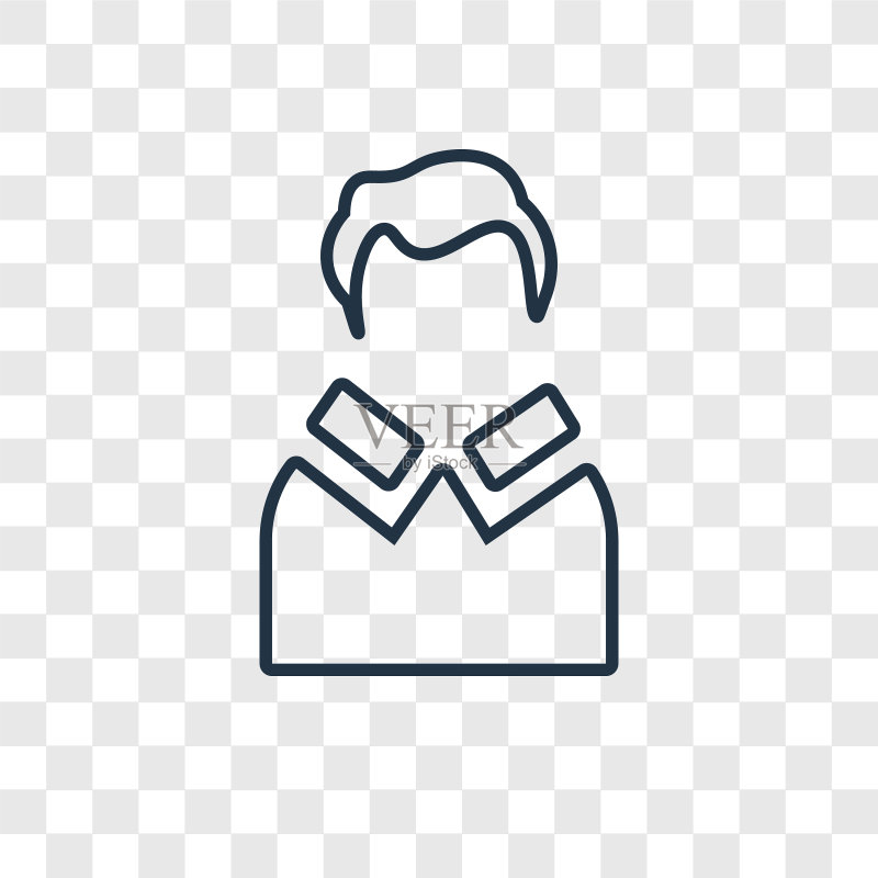 线性老师概念图标图标素材