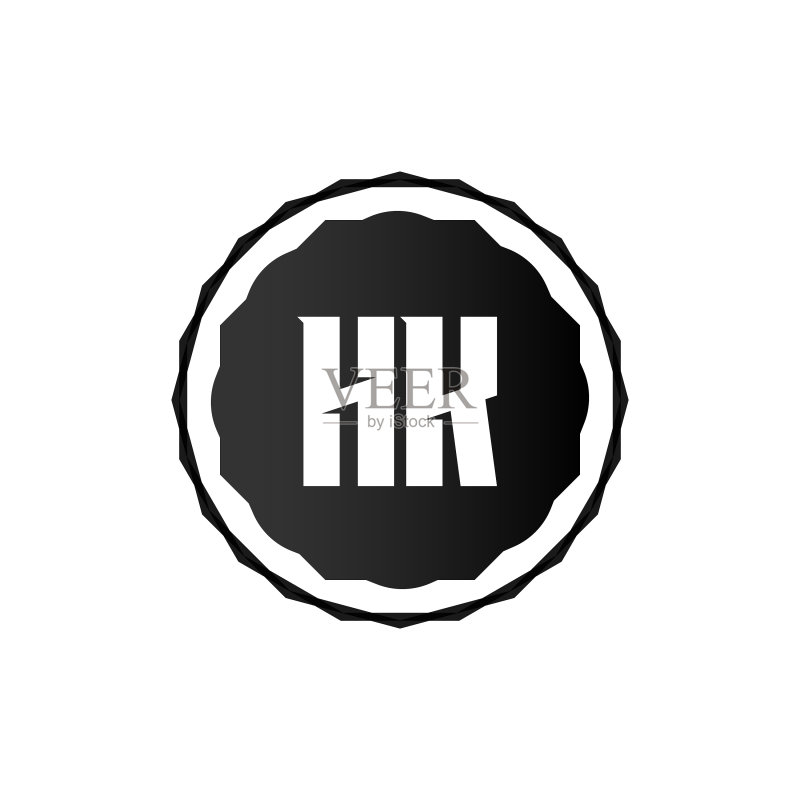 字母HK标志模板设计图标素材
