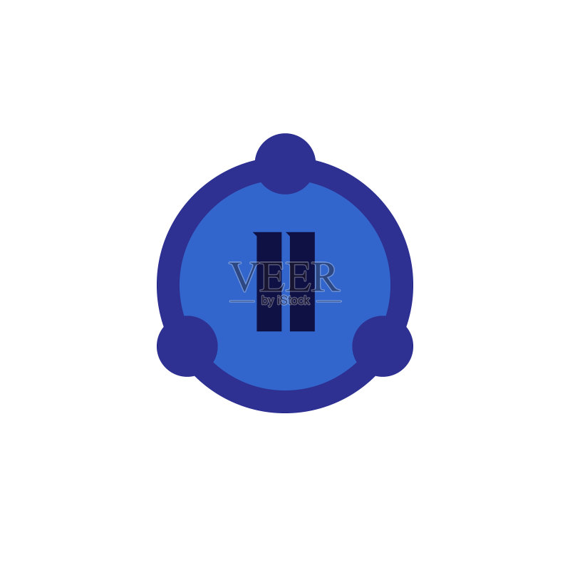 字母II logo模板设计图标素材