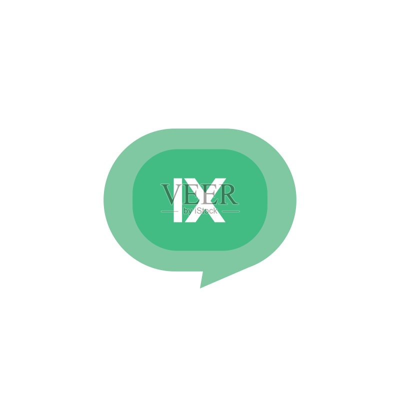 字母IX logo模板设计图标素材