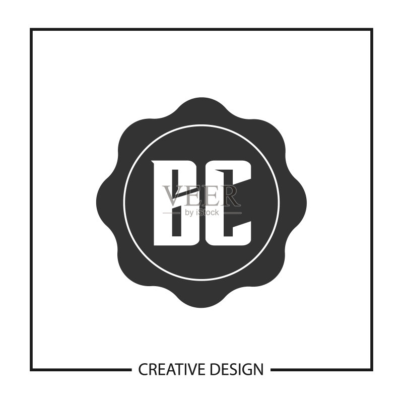 字母BC logo模板设计图标素材
