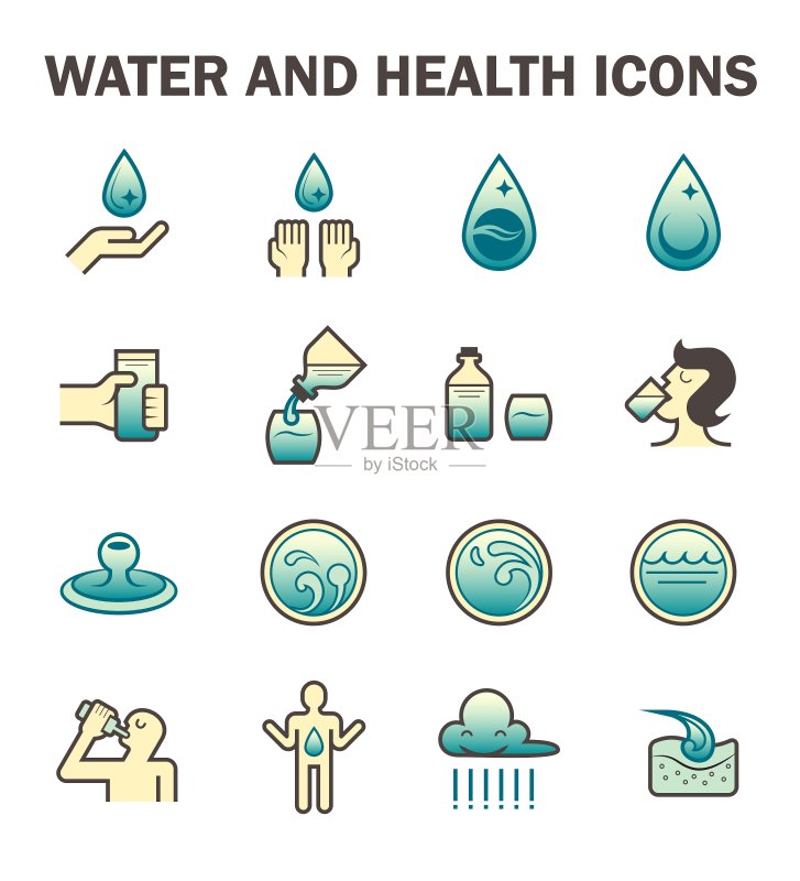 水图标图标素材
