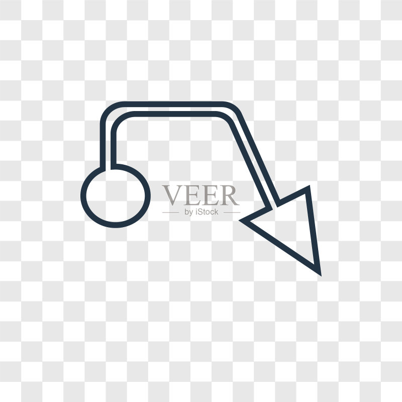 孤立的线性领导概念图标图标素材