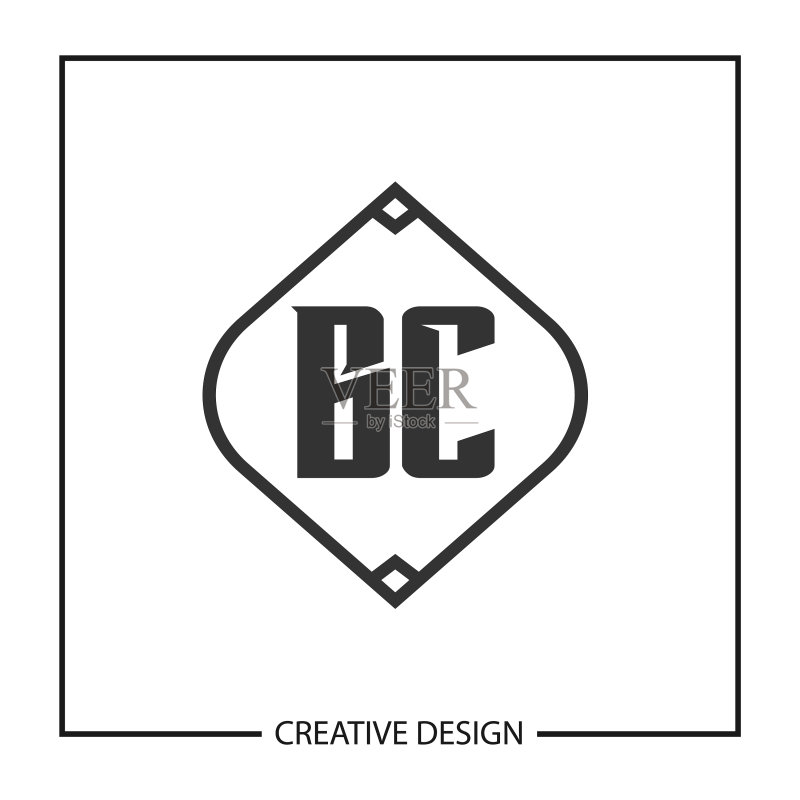 字母BC logo模板设计图标素材