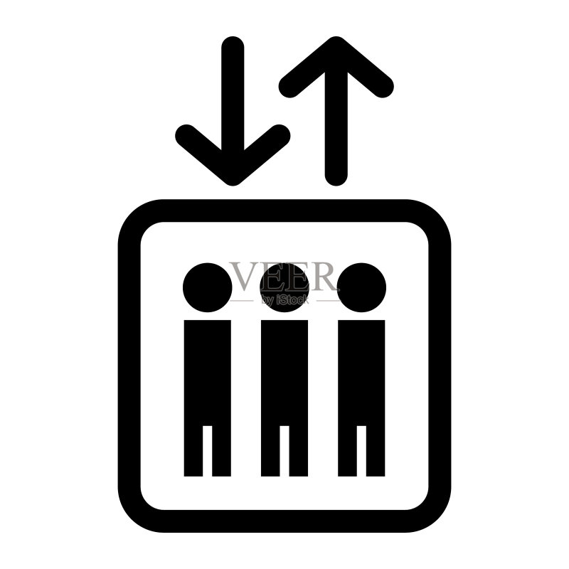 电梯图标图标素材