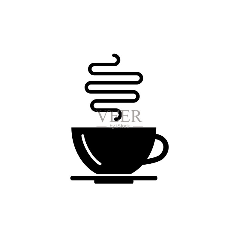 热咖啡杯图标图标素材