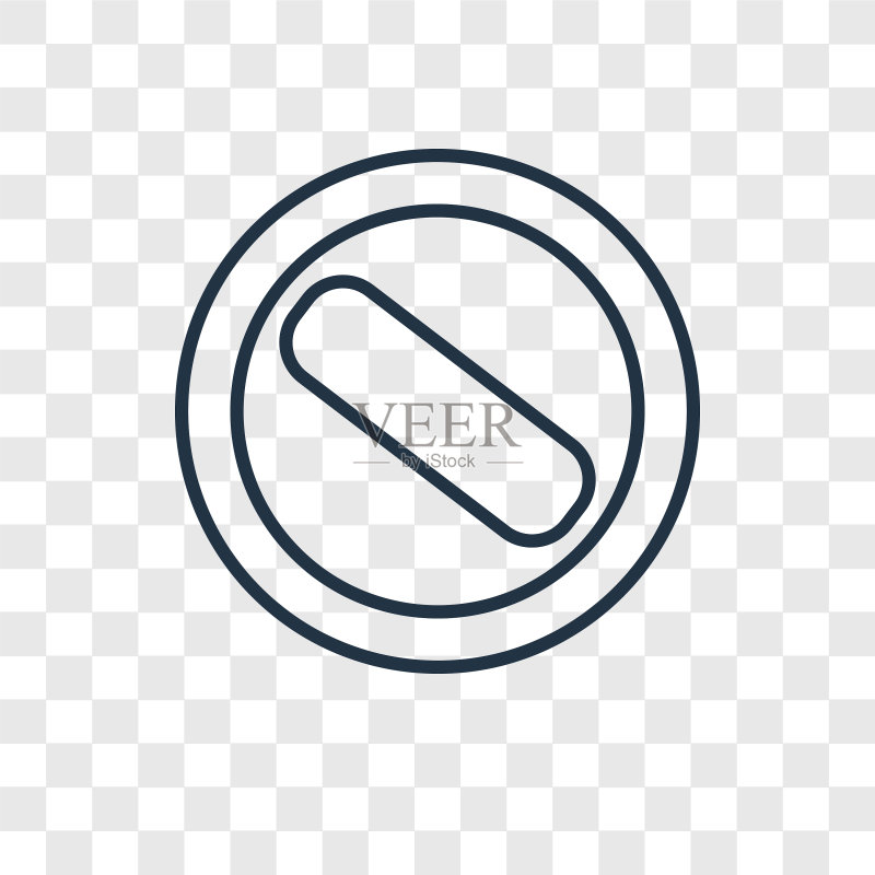 线性图标概念取消图标素材
