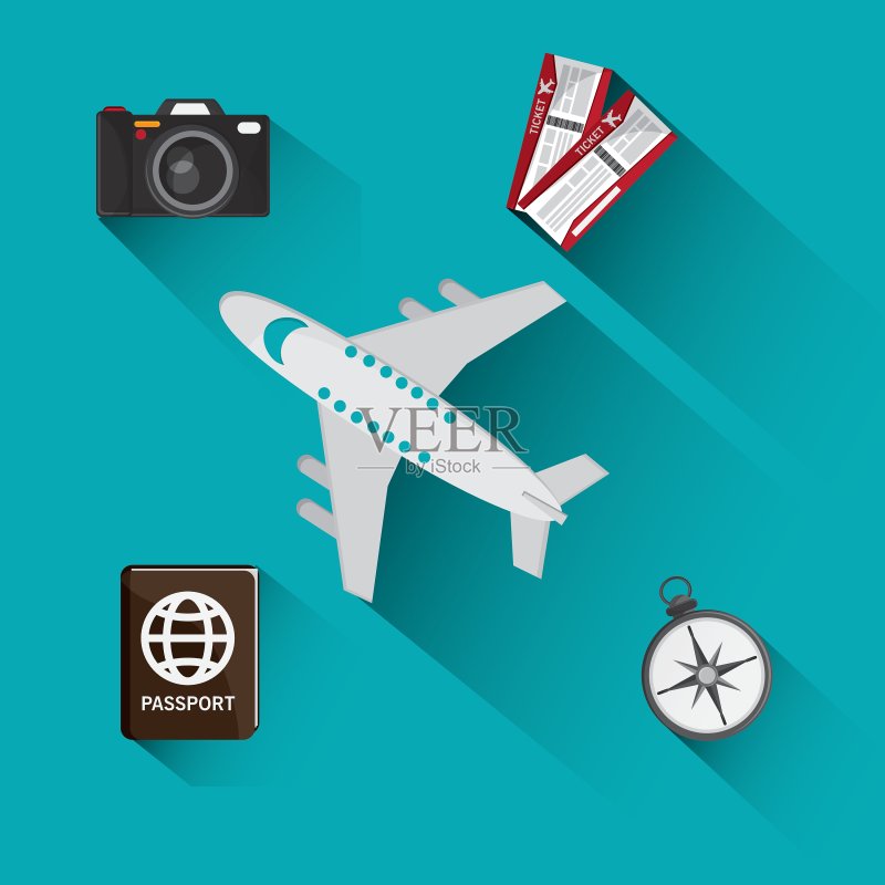 旅行相关图标图标素材