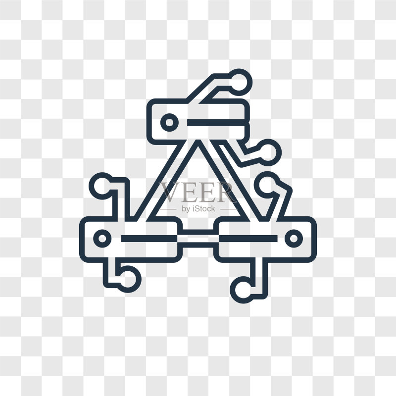 服务器概念线性图标图标素材