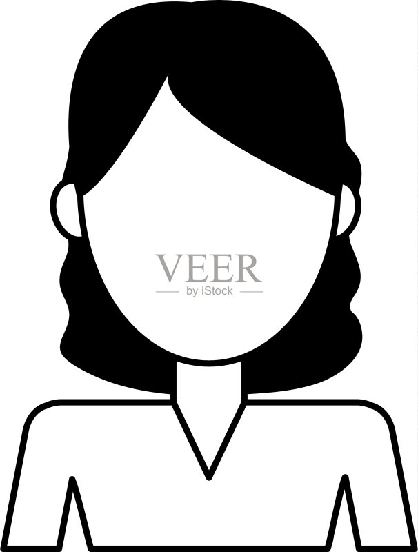 女人头像图标图标素材