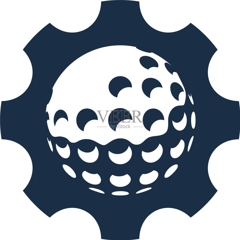 车轮高尔夫logo图标设计图标素材