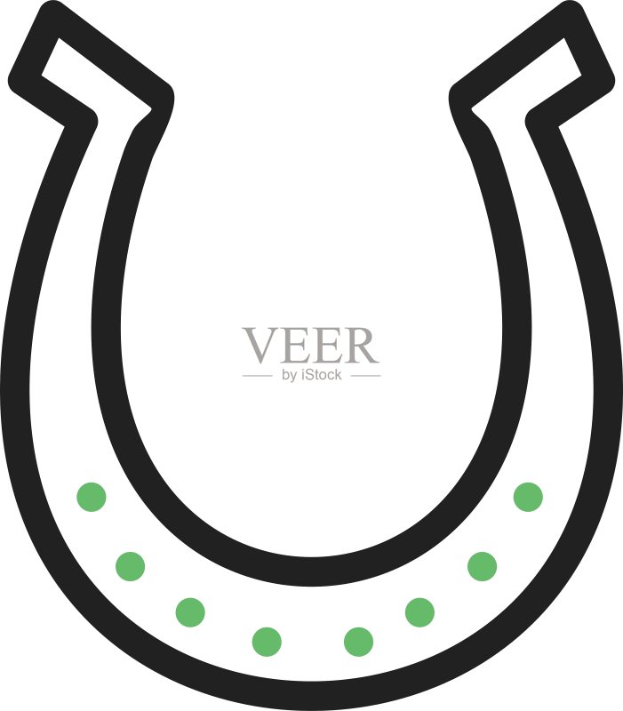 马蹄铁图标素材