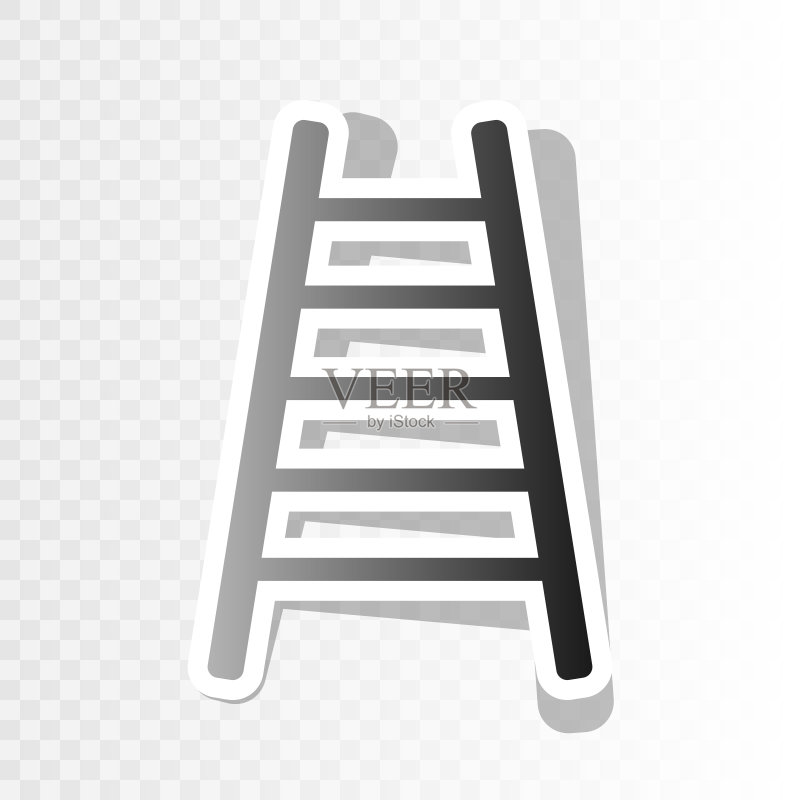 新年梯子标志图标素材