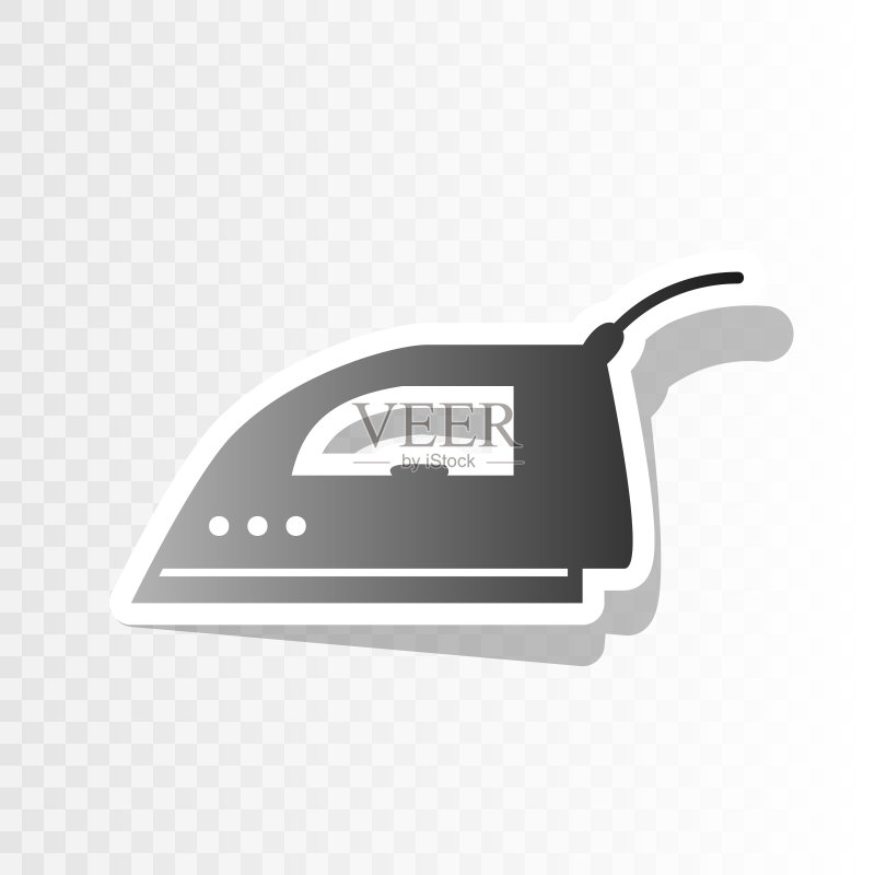 熨斗标志新年黑色图标素材