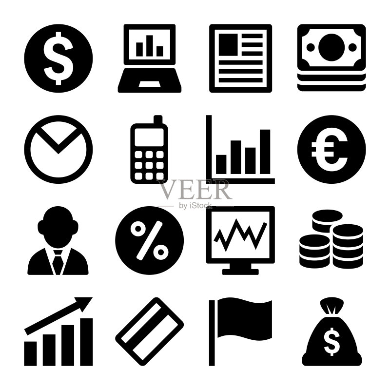 金钱图标集图标素材