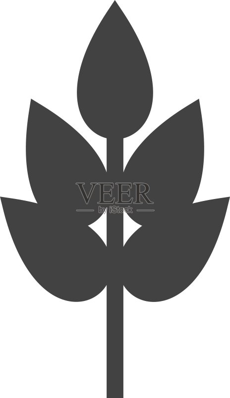 小麦图标素材