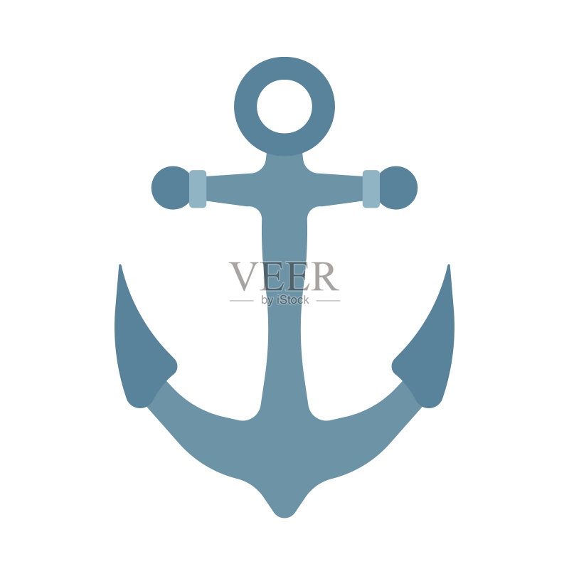 船锚海洋航海图标图标素材