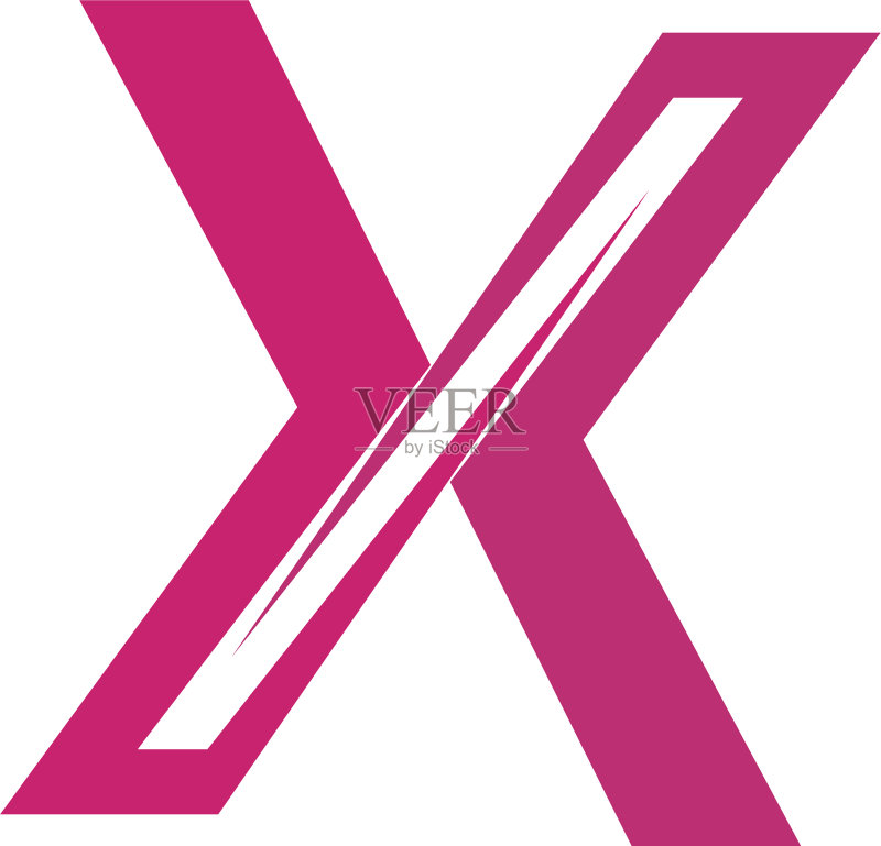 X字母标志模板图标图标素材