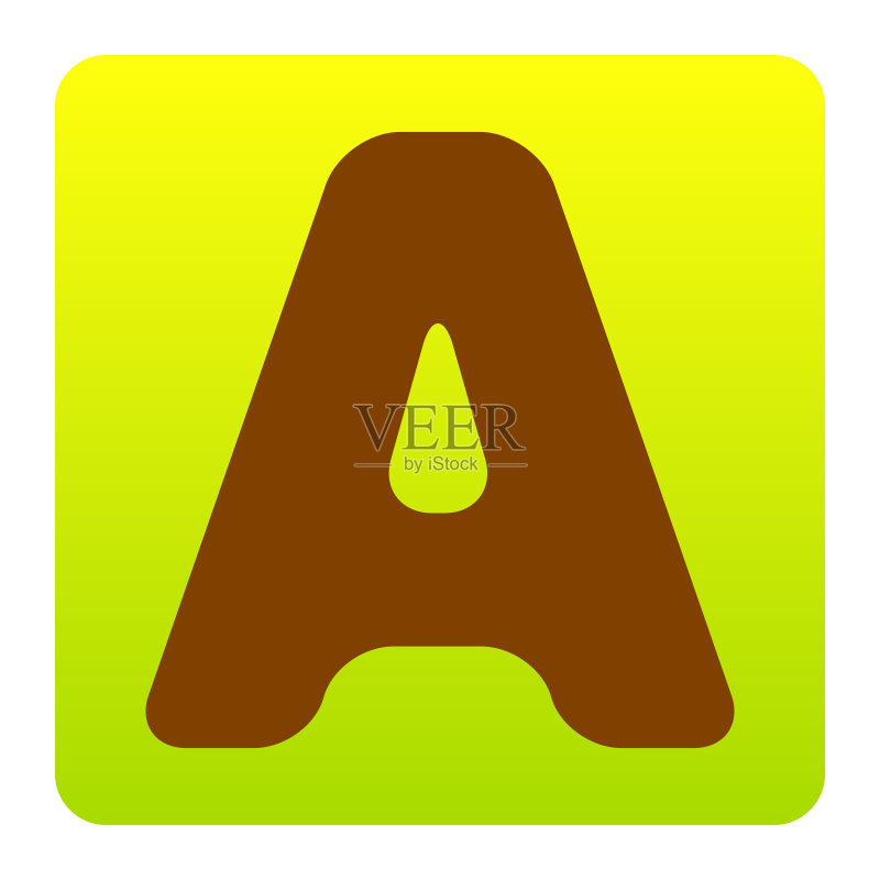 字母A标志设计模板元素图标素材