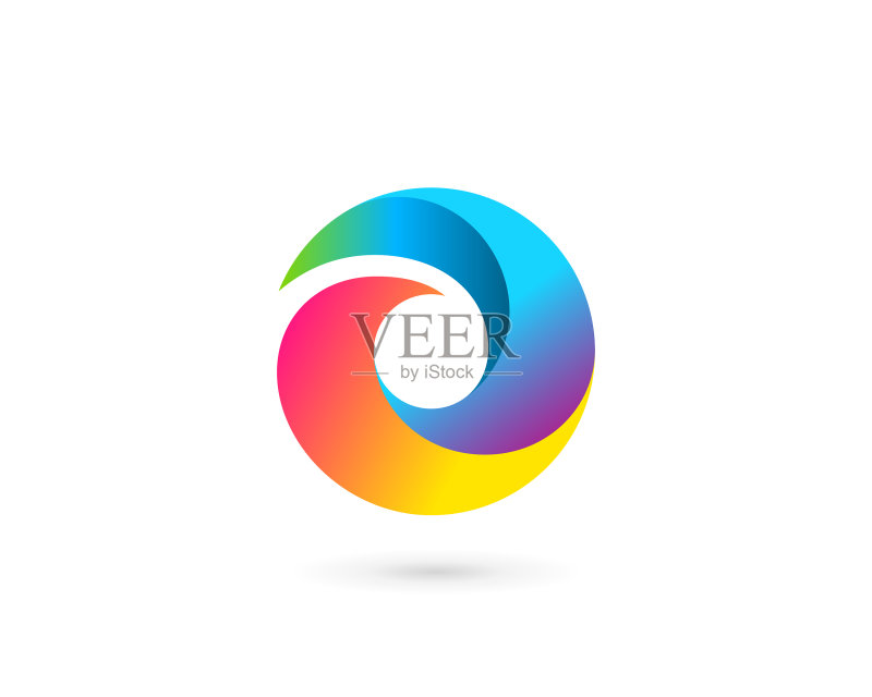 字母O抽象商务logo图标设计图标素材