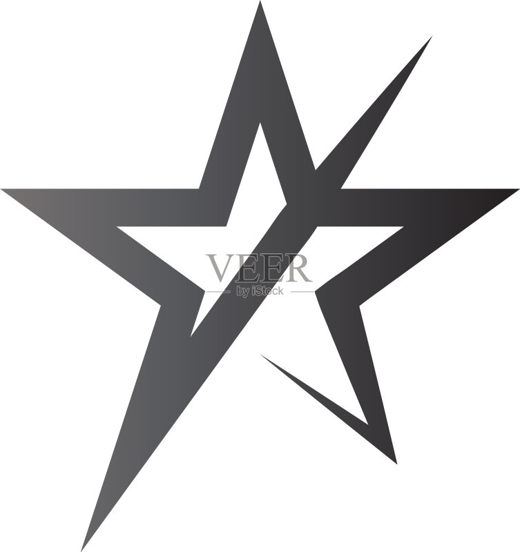 星星标志图形设计模板图标素材