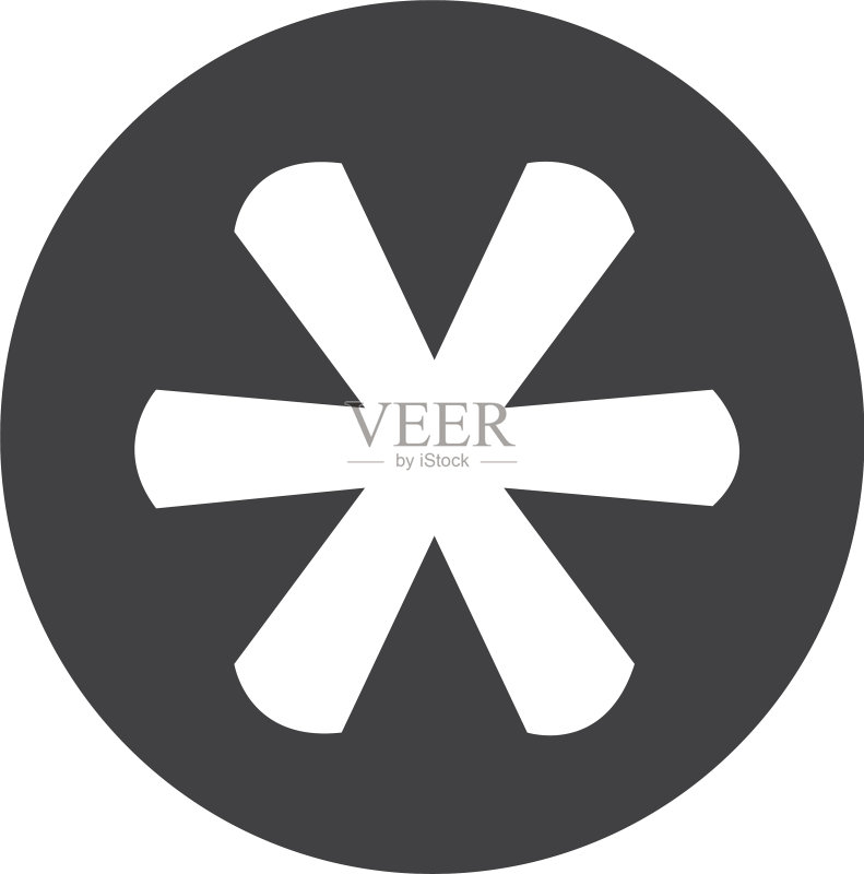 星号脚注符号图标图标素材