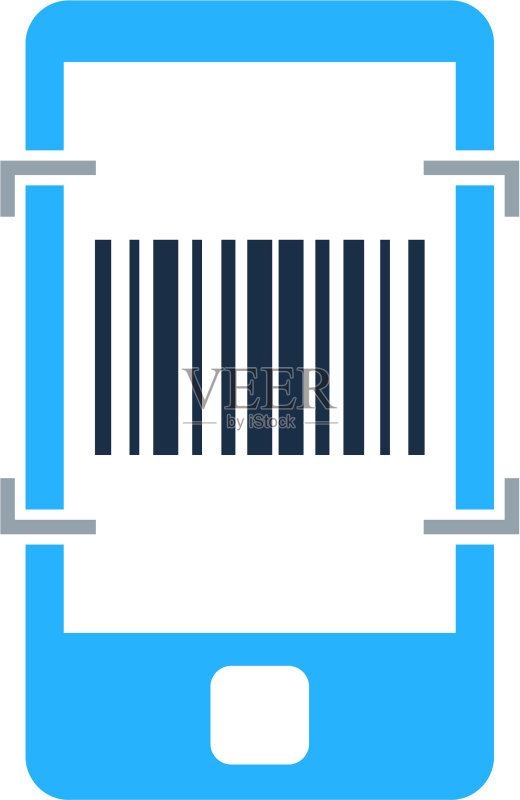 手机条形码Logo图标设计图标素材