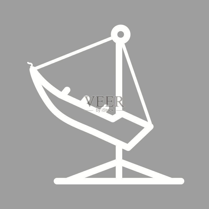 船秋千图标素材