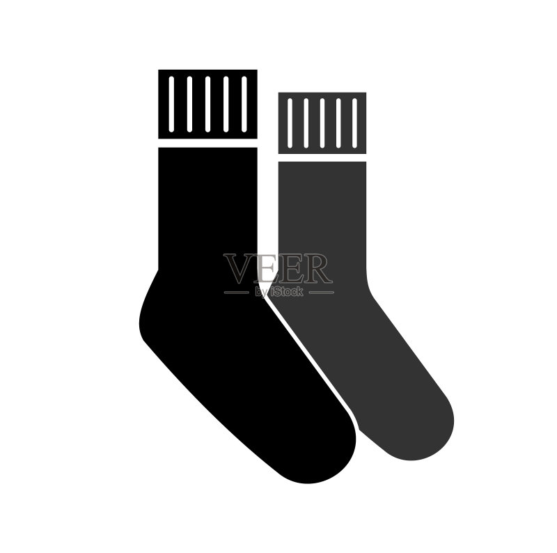 用于图形和网页设计的服装图标图标素材