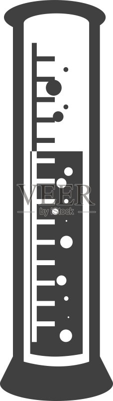 玻璃试管图标素材