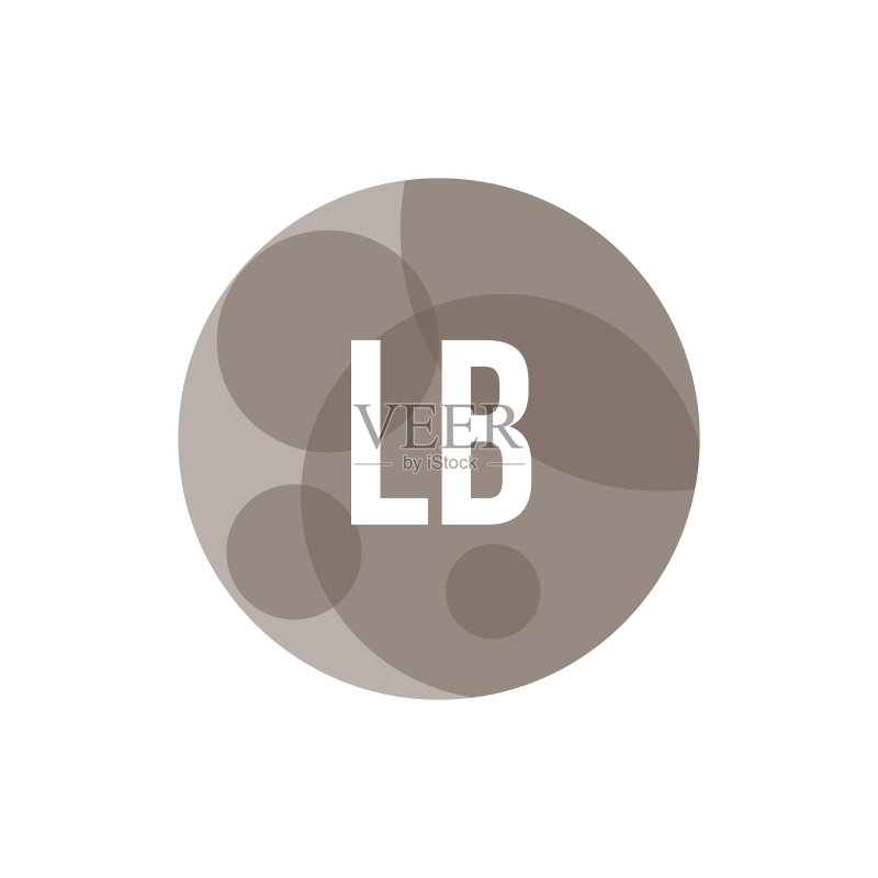 字母logo LB模板设计图标素材